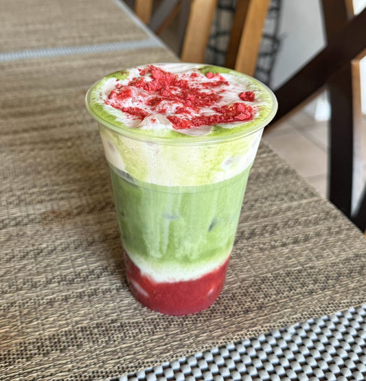 Strawberry Matcha Latte