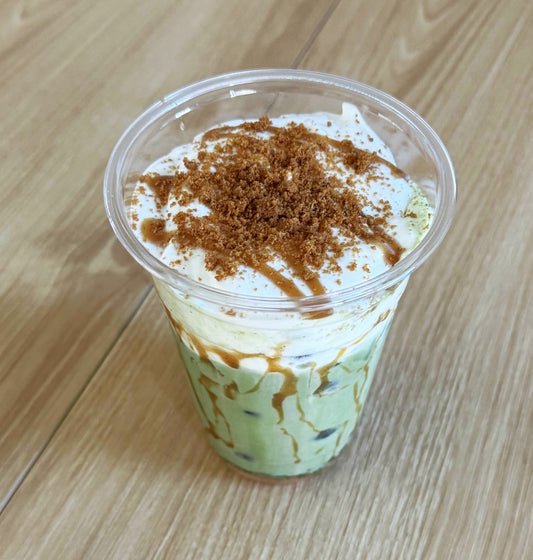 Cookie Butter Matcha Latte