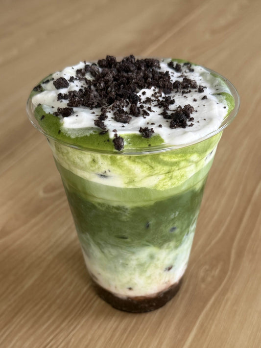 Cookies and Cream Matcha Latte